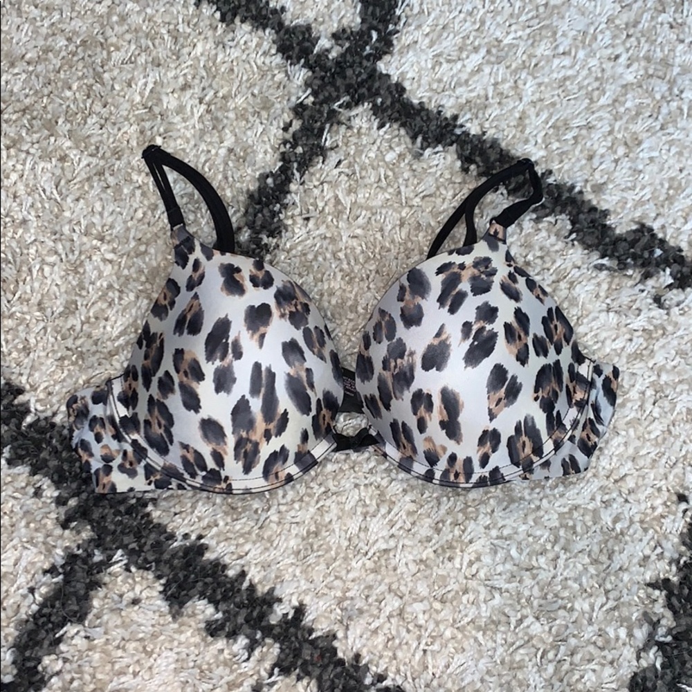 Victoria’s Secret push up cheetah print bra